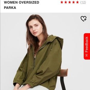 UNIQLO Women’s Oversized Parka- S